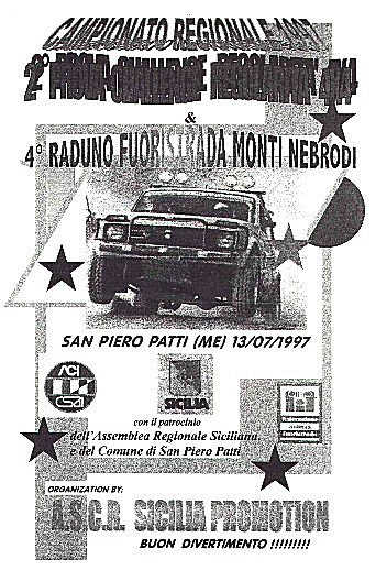 locandina raduno fuoristrada 1997